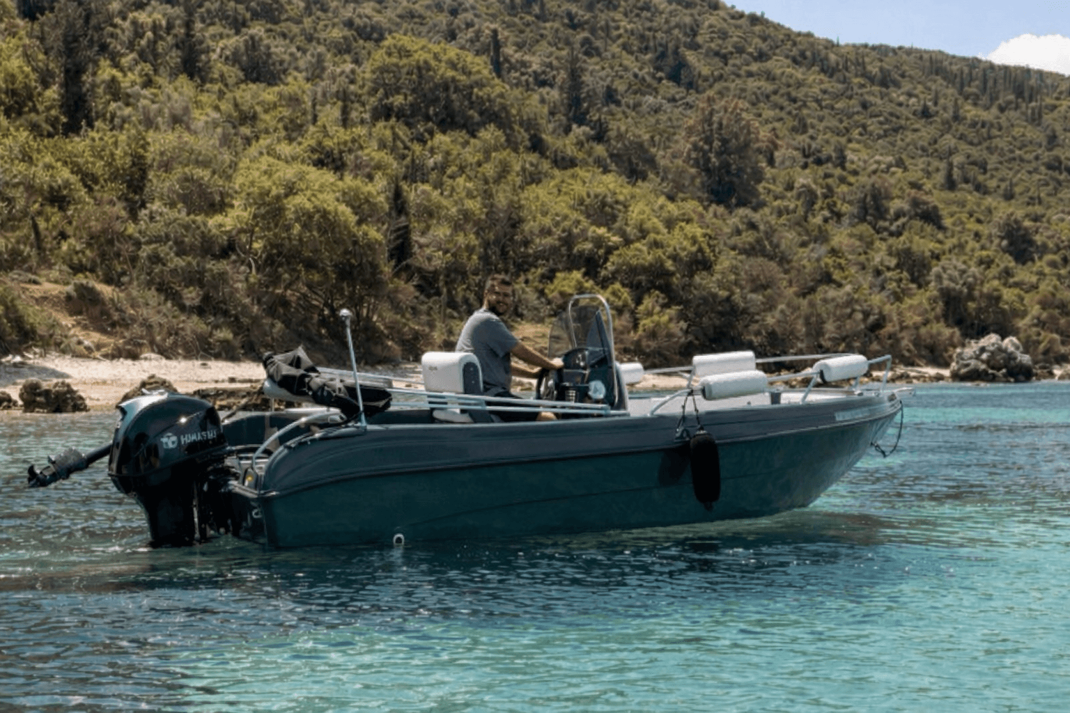 Karel 4.8m • Rent a Boat Without License • Kefalonia Beaches image 1